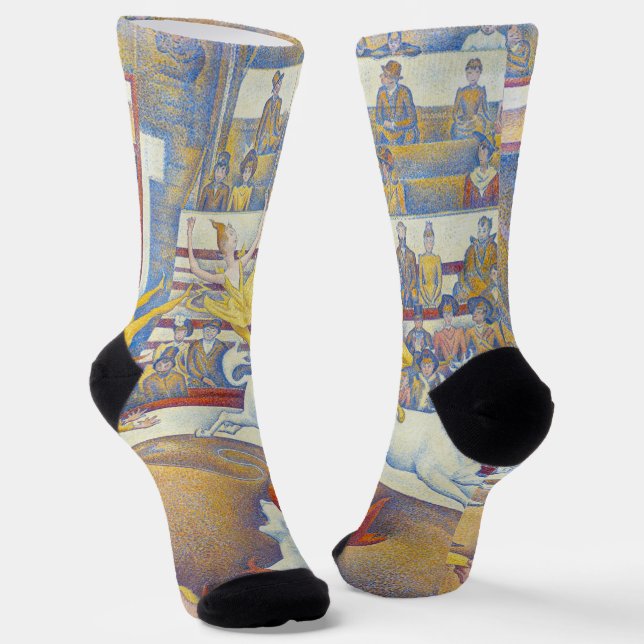 Georges Seurat - The Circus Socks (Angled)