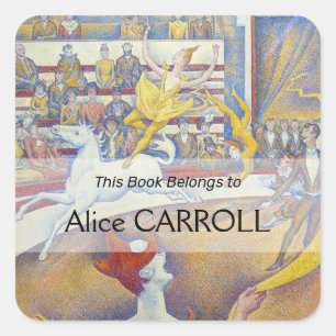Georges Seurat - The Circus Square Sticker