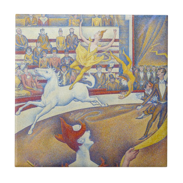 Georges Seurat - The Circus Tile (Front)