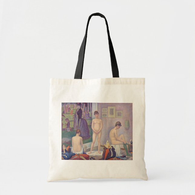 Georges Seurat - The Models Tote Bag (Front)