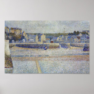 Georges Seurat - The outer harbour at low tide Poster