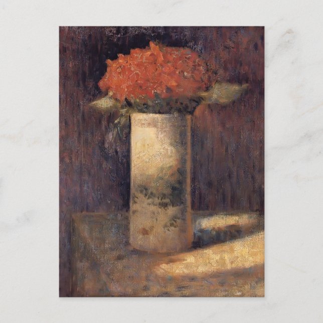 Georges Seurat- Vase of Flowers Postcard (Front)