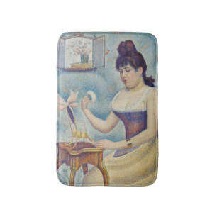 Georges Seurat - Young Woman Powdering Herself Bath Mat