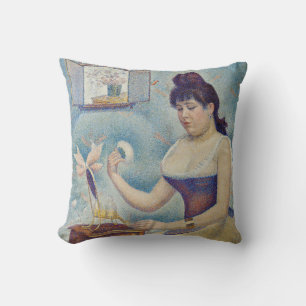 Georges Seurat - Young Woman Powdering Herself Cushion