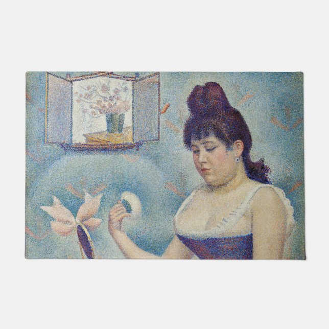 Georges Seurat - Young Woman Powdering Herself Doormat (Front)