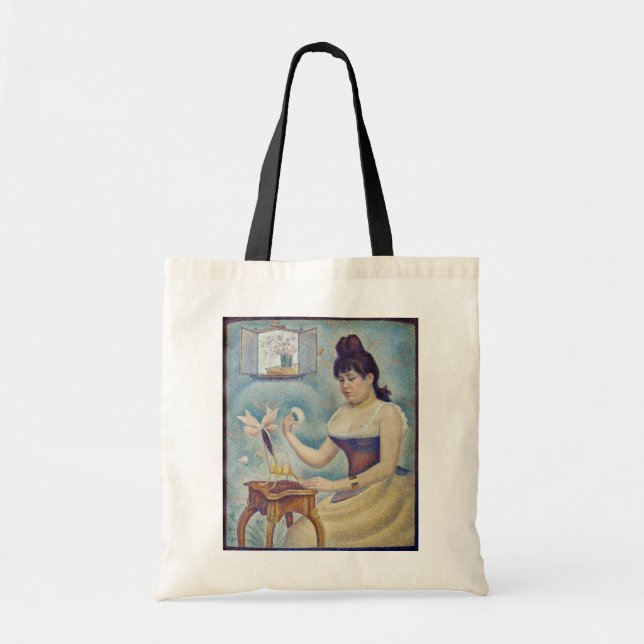Georges Seurat - Young Woman Powdering Herself Tote Bag (Front)