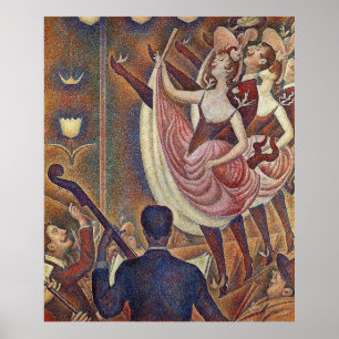 Georges Seurat's Le Chahut (1890)- Dancers Poster