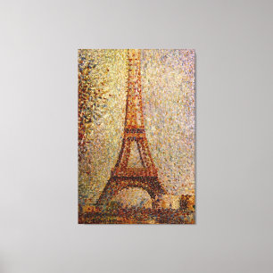 Georges Seurat's Painting: The Eiffel Tower (1889) Canvas Print