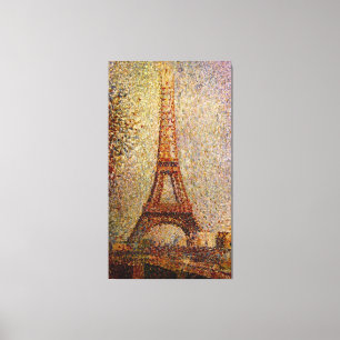 Georges Seurat's Painting: The Eiffel Tower (1889) Canvas Print