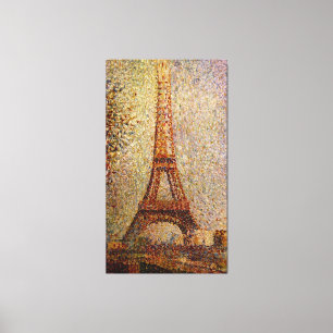 Georges Seurat's Painting: The Eiffel Tower (1889) Canvas Print