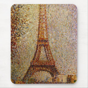 Georges Seurat's Painting: The Eiffel Tower (1889) Mouse Mat