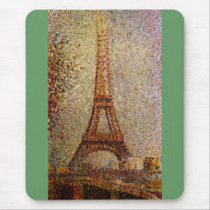 Georges Seurat's Painting: The Eiffel Tower (1889) Mouse Mat