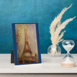 Georges Seurat's Painting: The Eiffel Tower (1889) Plaque