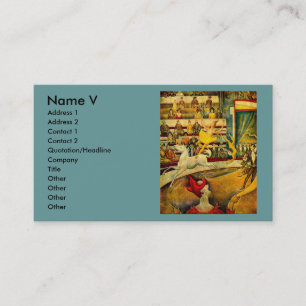 Georges Seurat's The Circus (1891) Business Card