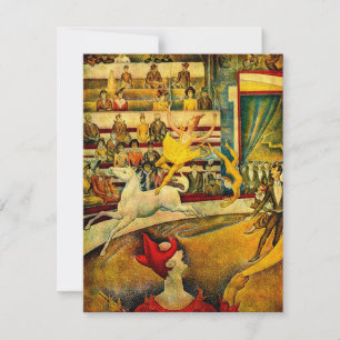Georges Seurat's The Circus (1891) Invitation
