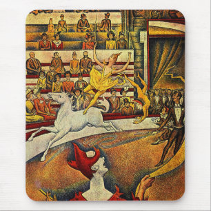 Georges Seurat's The Circus (1891) Mouse Mat
