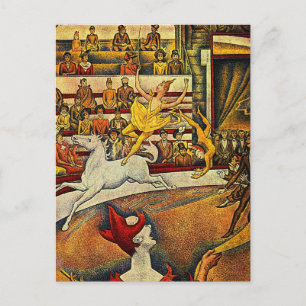 Georges Seurat's The Circus (1891) Postcard