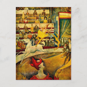 Georges Seurat's The Circus (1891) Postcard