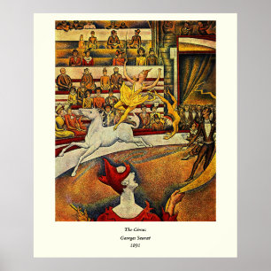 Georges Seurat's The Circus (1891) Poster