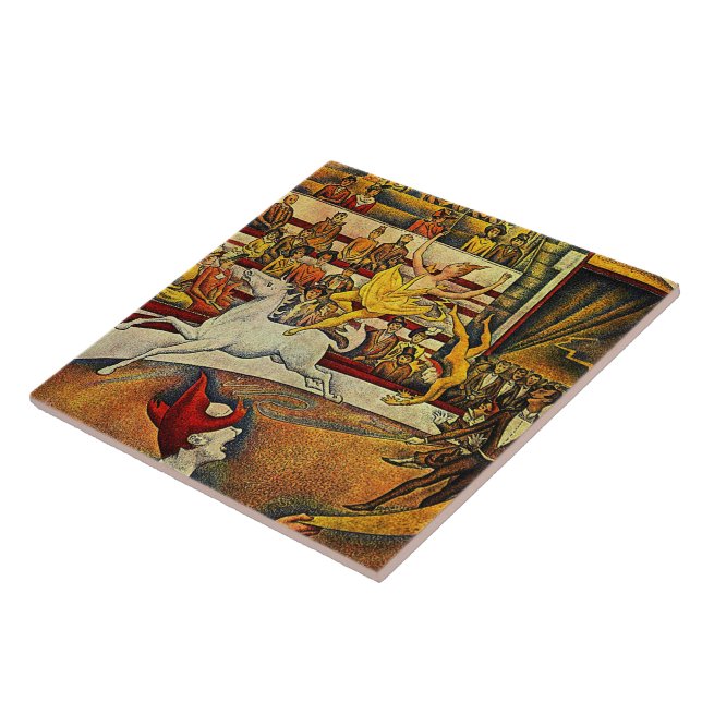 Georges Seurat's The Circus (1891) Tile (Side)
