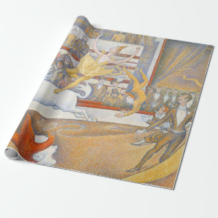 Georges Seurat's The Circus 1891 Wrapping Paper