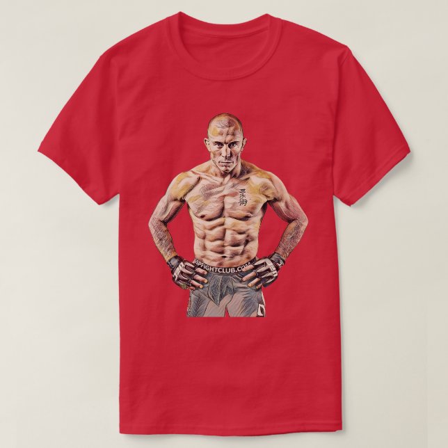 Georges The Rush St Pierre T-Shirt (Design Front)