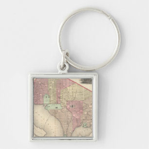 Georgetown and the City of Washington Key Ring
