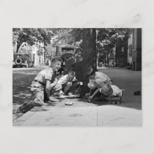 Georgetown Boys, 1930s Postcard