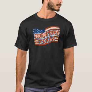 Georgetown City National Texas Day Vintage America T-Shirt