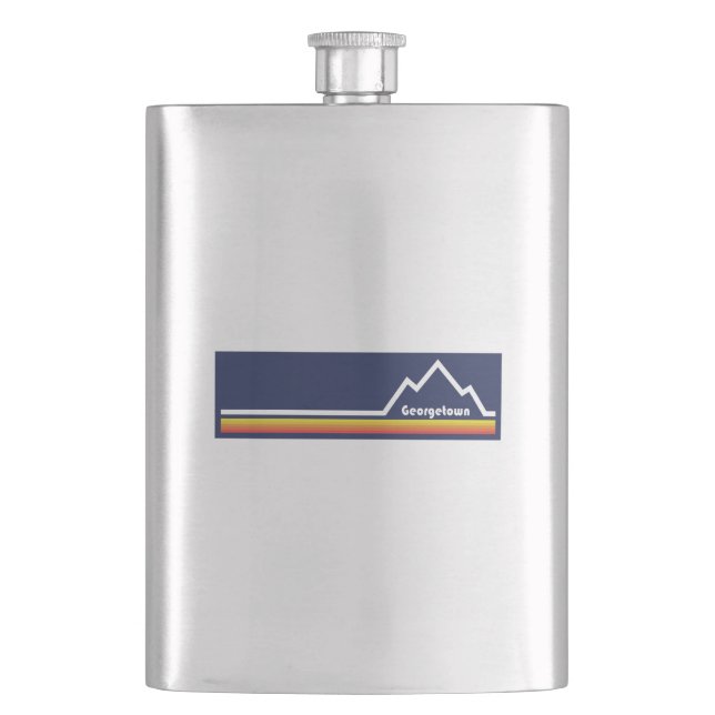 Georgetown, Colorado Hip Flask (Front)
