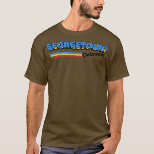 Georgetown Delaware Retro Style Design T-Shirt