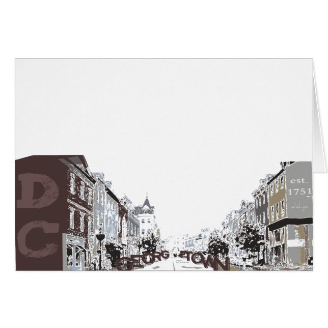 GEORGETOWN IN WASHINGTON, DC (Front Horizontal)