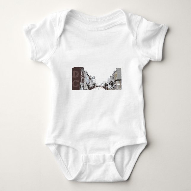 GEORGETOWN IN WASHINGTON, DC BABY BODYSUIT (Front)