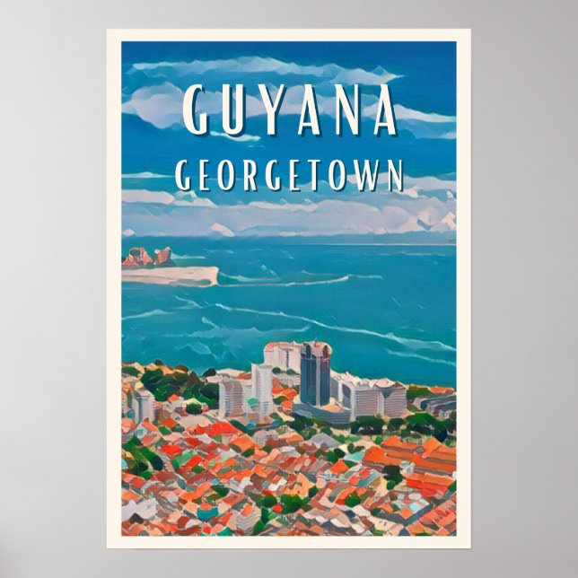 Georgetown, la capitale colorée de Guyana Poster (Front)
