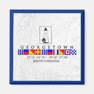 Georgetown SC Marine Signal Flag Magnet