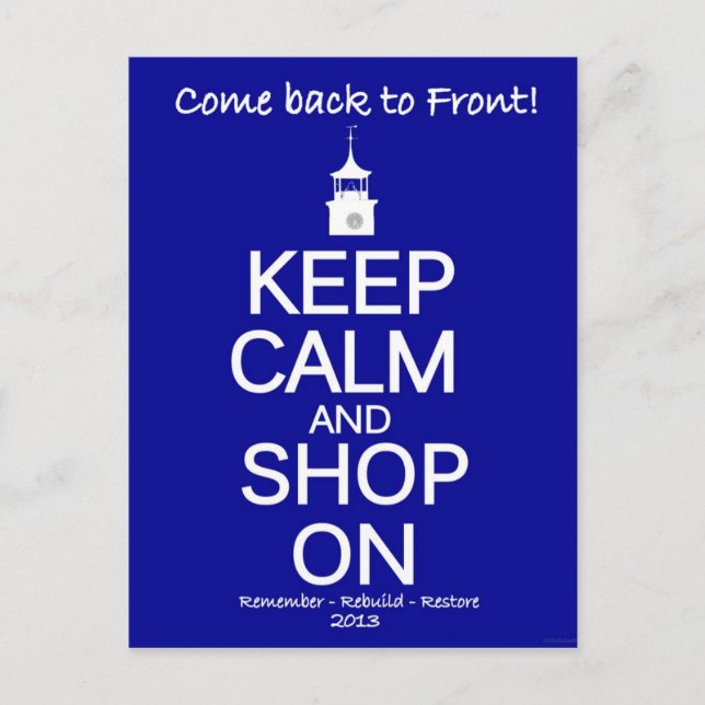 Georgetown South Carolina Fire Recovery Card (Front)