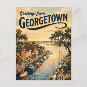 Georgetown, South Carolina, USA USA Postcard