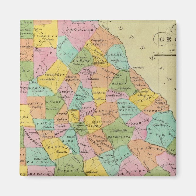 Georgia 10 magnet (Front)