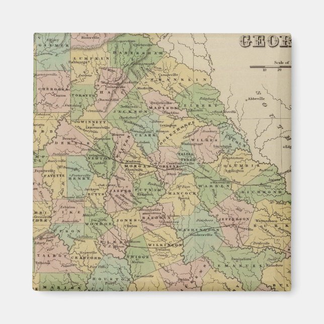 Georgia 10 magnet (Front)