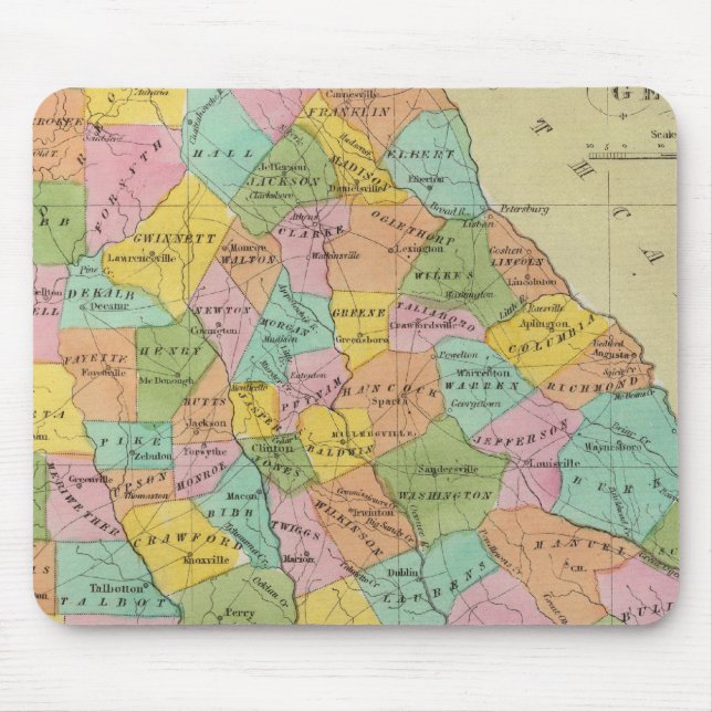 Georgia 10 mouse mat (Front)