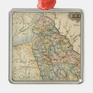 Georgia 13 metal tree decoration