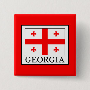 Georgia 15 Cm Square Badge