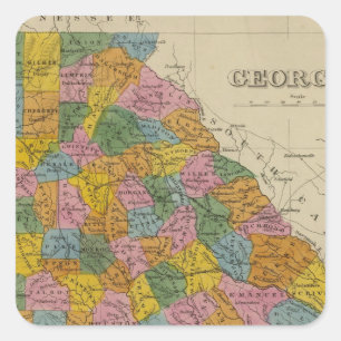Georgia 4 square sticker