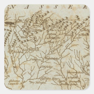 Georgia 5 square sticker