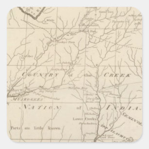 Georgia 7 square sticker