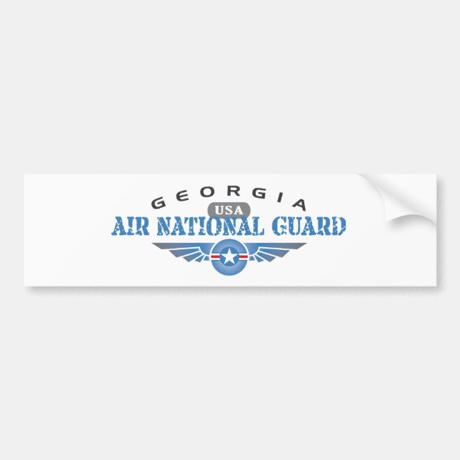 Georgia Air National Guard Bumper Sticker (Front)