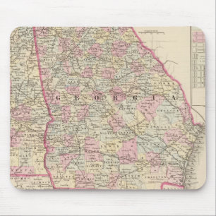Georgia, Alabama Mouse Mat
