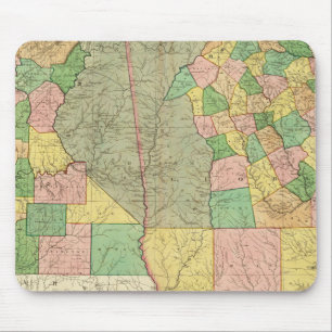 Georgia and Alabama 2 Mouse Mat