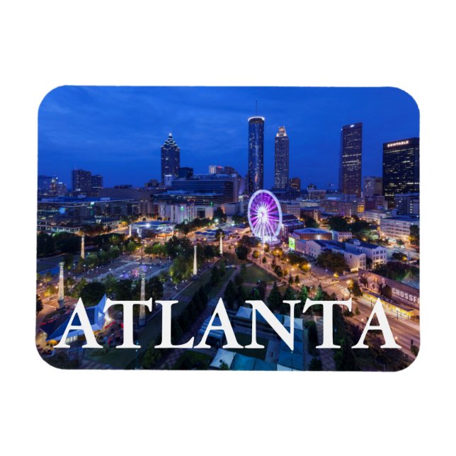 Georgia, Atlanta, Centennial Olympic Park Magnet (Horizontal)