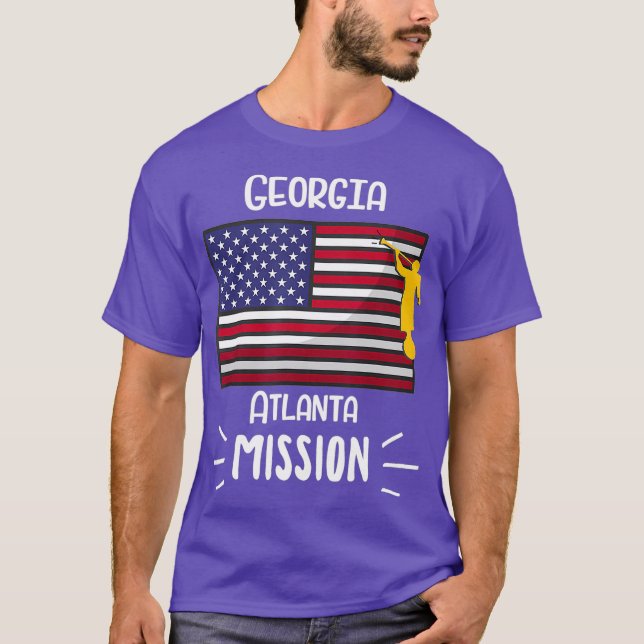 Georgia Atlanta Mormon LDS Mission Missionary T-Shirt (Front)